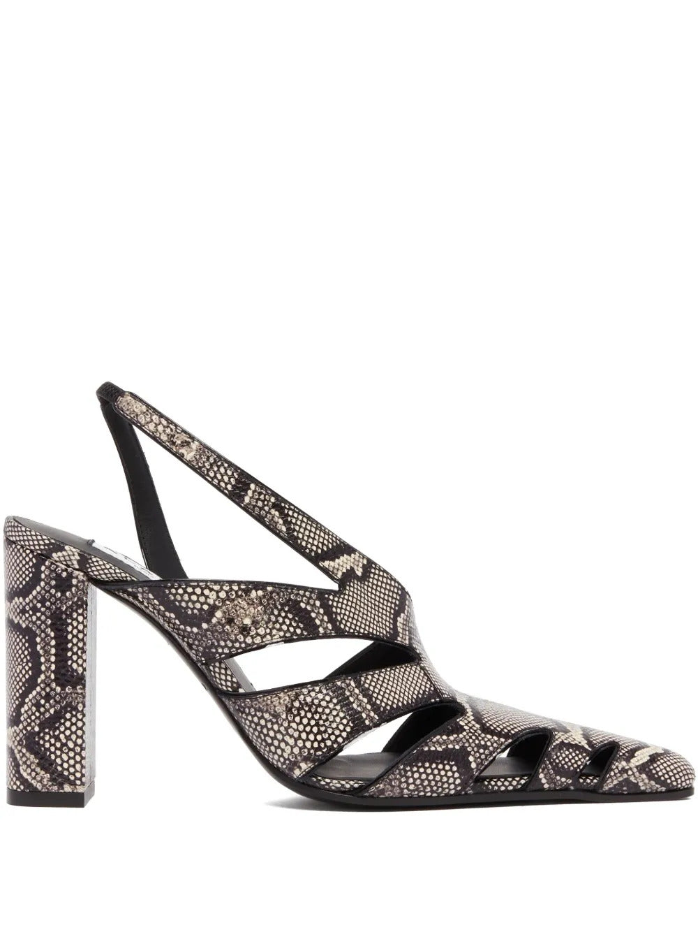 Alaïa  90mm snakeskin-effect engraved pumps