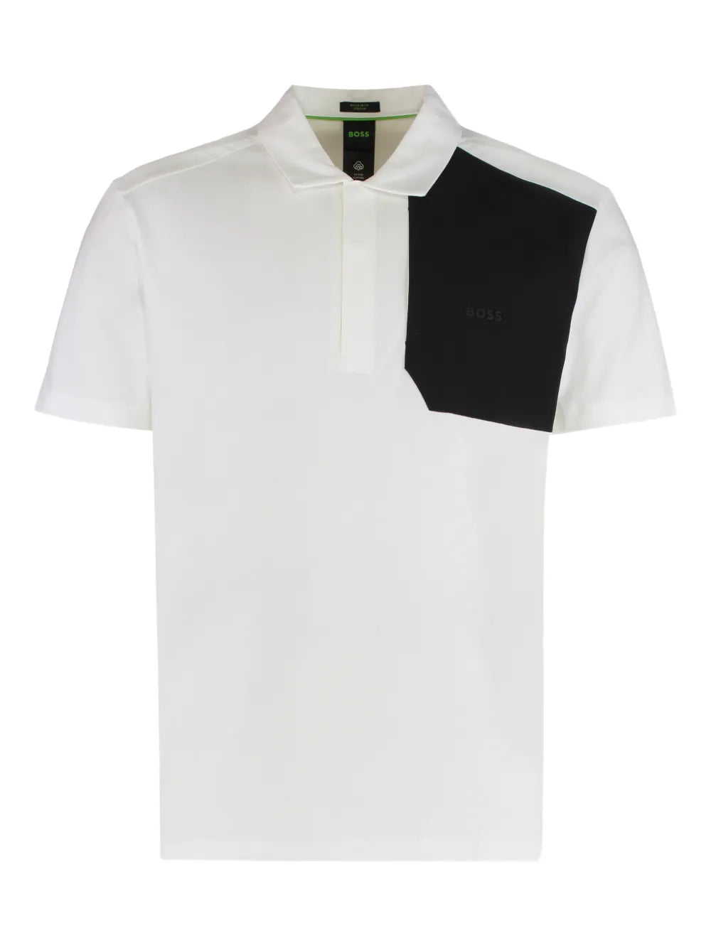 BOSS  block-panel polo shirt