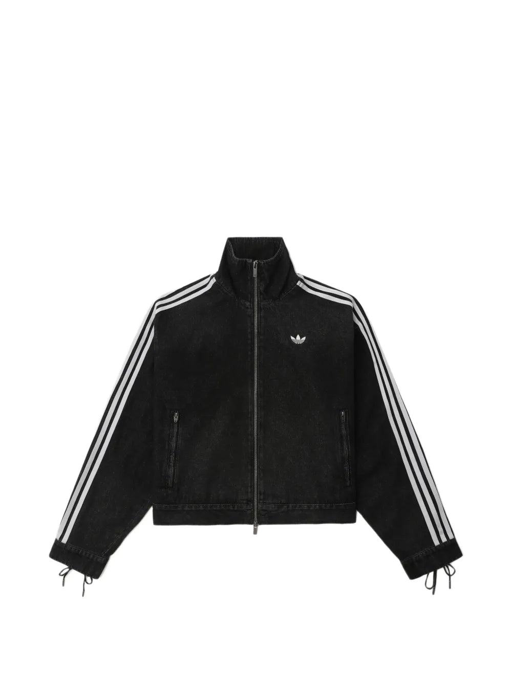 adidas  zip-up denim jacket