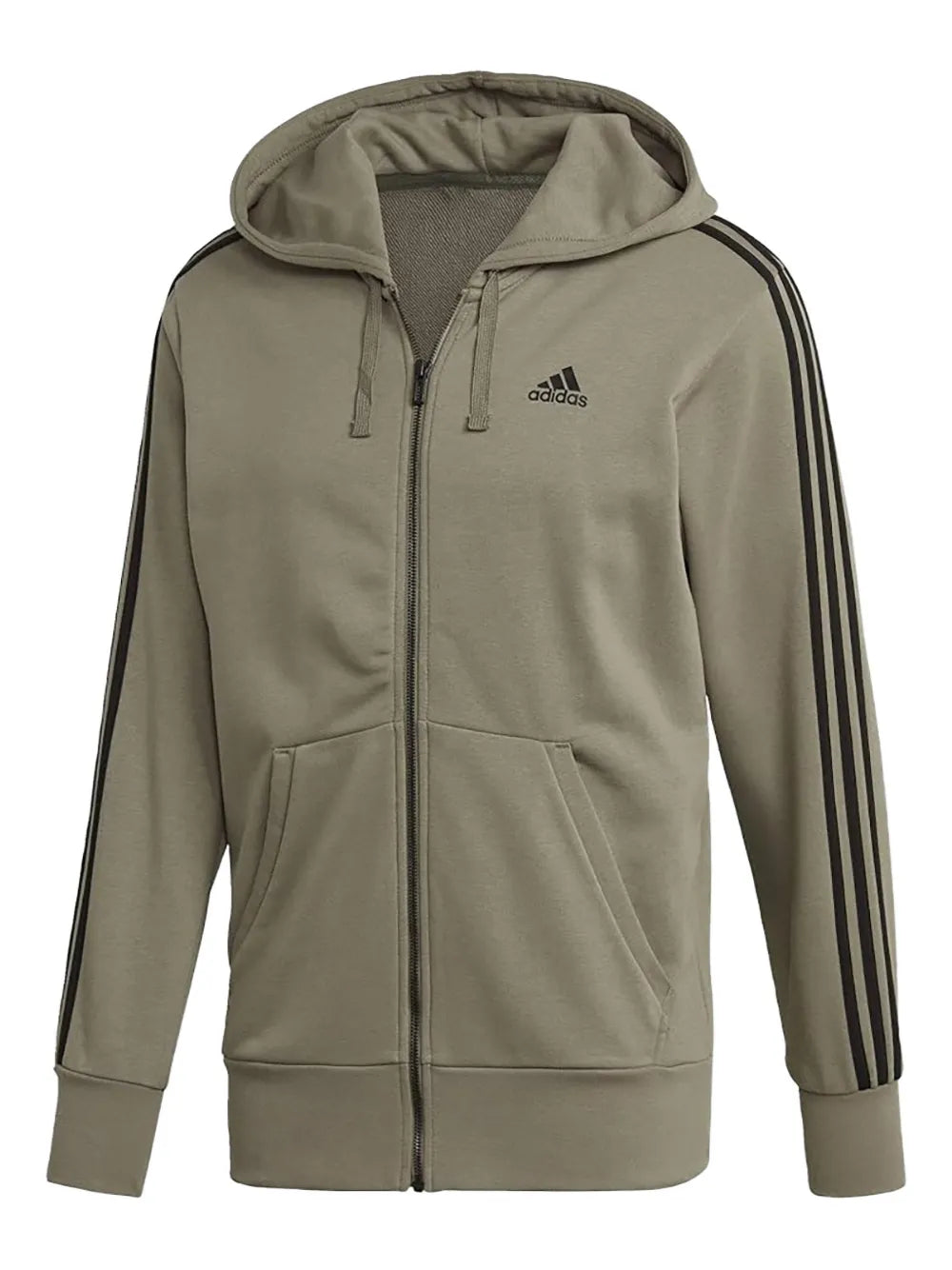 adidas  logo-detail zip hoodie