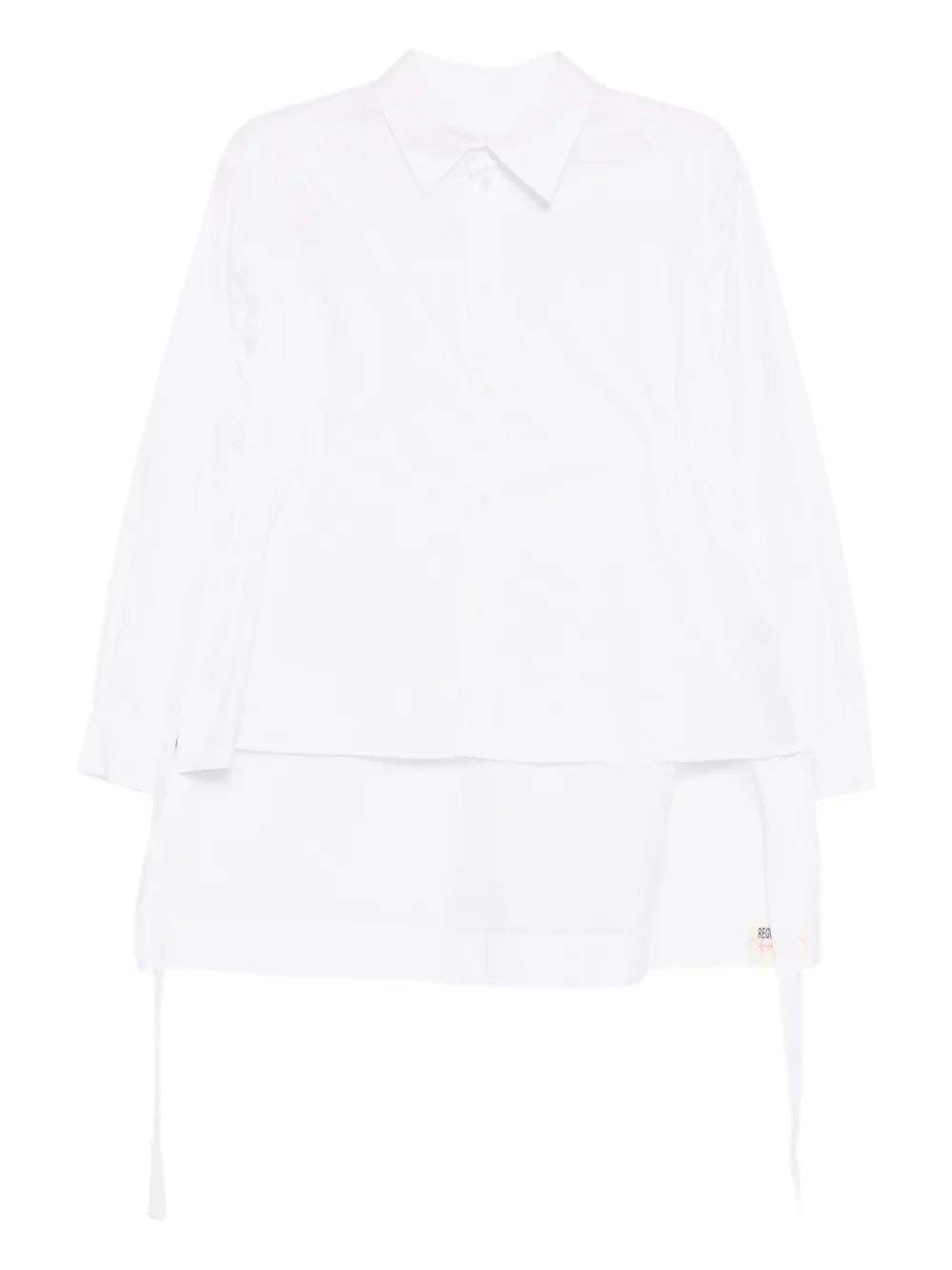 Yohji Yamamoto  waist-gathered shirt