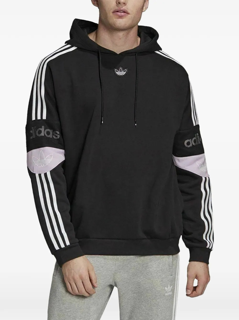 adidas  logo-detail hoodie