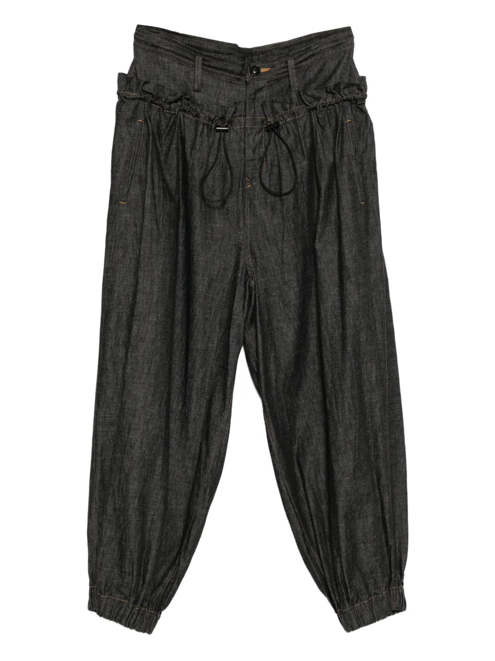 Y's  waist-gathered jeans