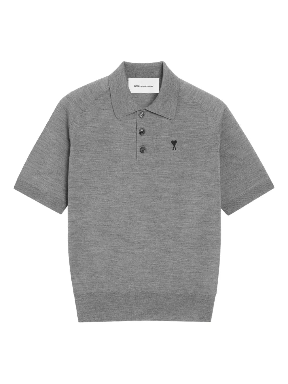 AMI Paris  Ami De Coeur logo-emboidered polo shirt