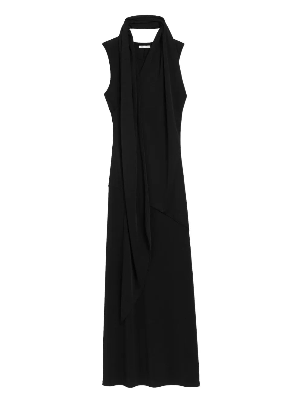 AMI Paris  sleeveless lavaliere maxi dress
