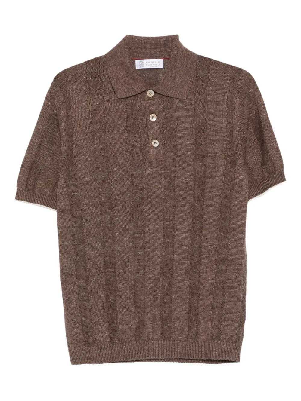 Brunello Cucinelli  ribbed polo shirt