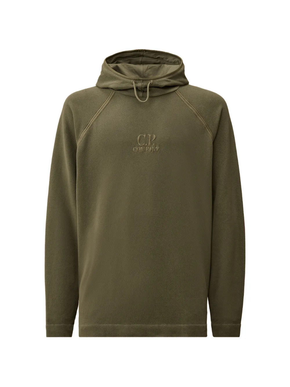 C.P. Company  logo-embroidered hoodie