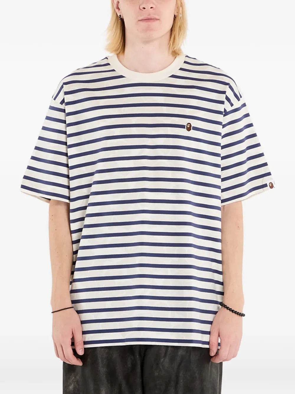 A BATHING APE®  Solid Camo Stripe T-shirt