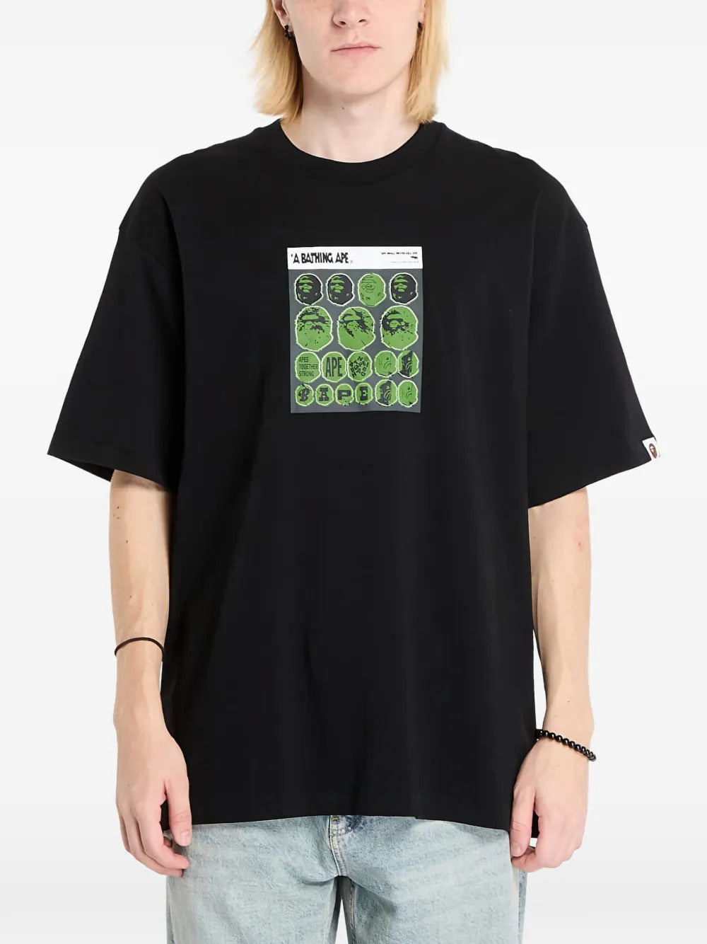 A BATHING APE®  Sticker graphic-print T-shirt
