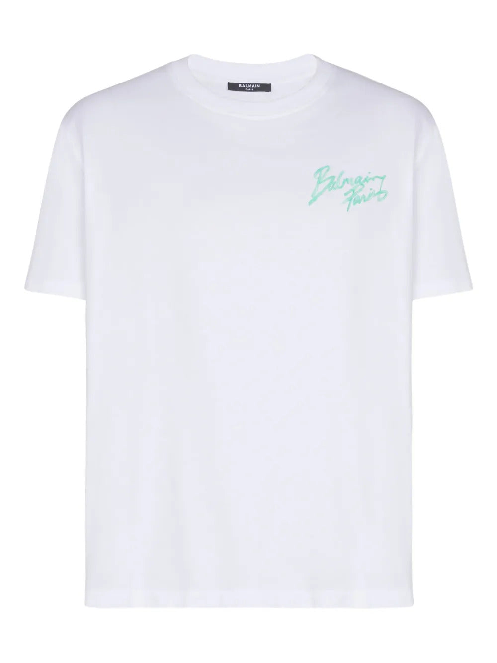 Balmain  brush logo-print T-shirt