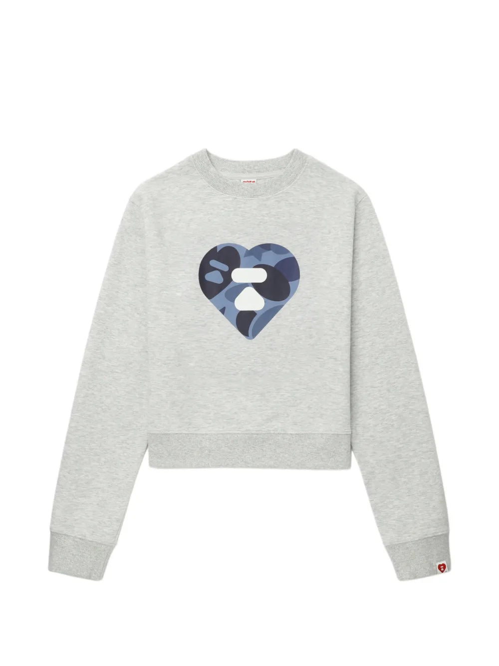A BATHING APE®  heart print top