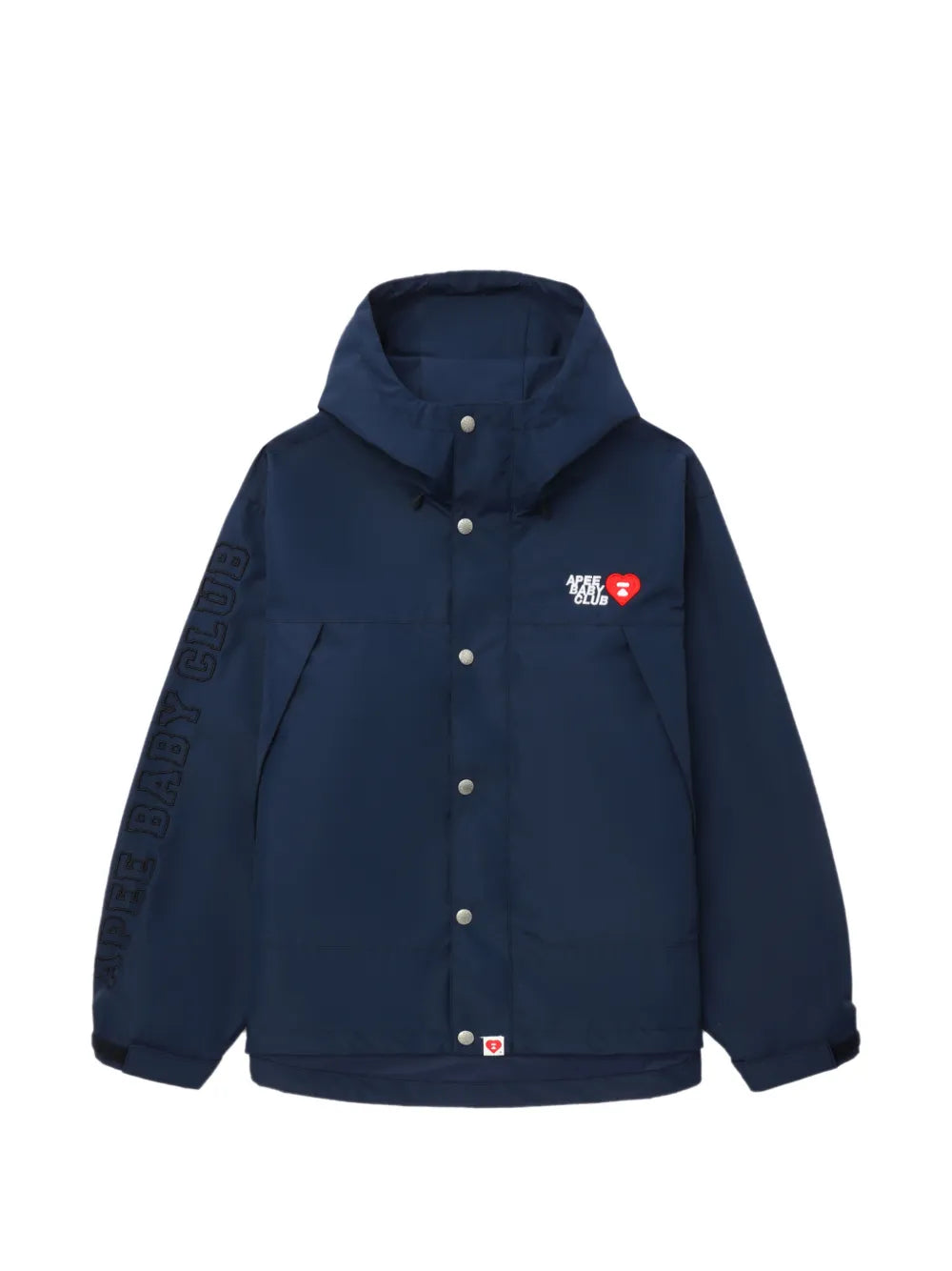 A BATHING APE®  logo hooded jacket