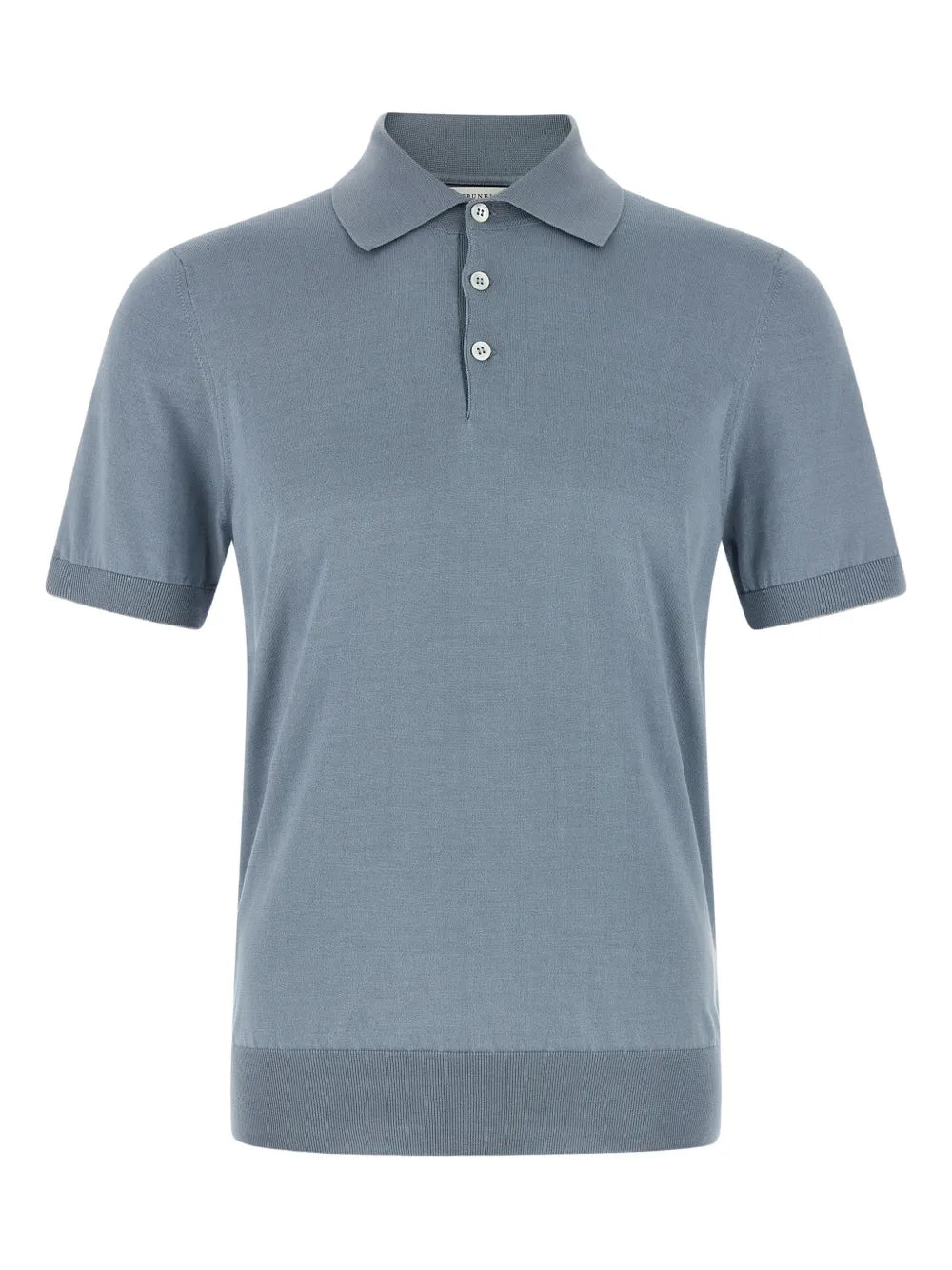 Brunello Cucinelli  contrasting-piping cotton polo shirt
