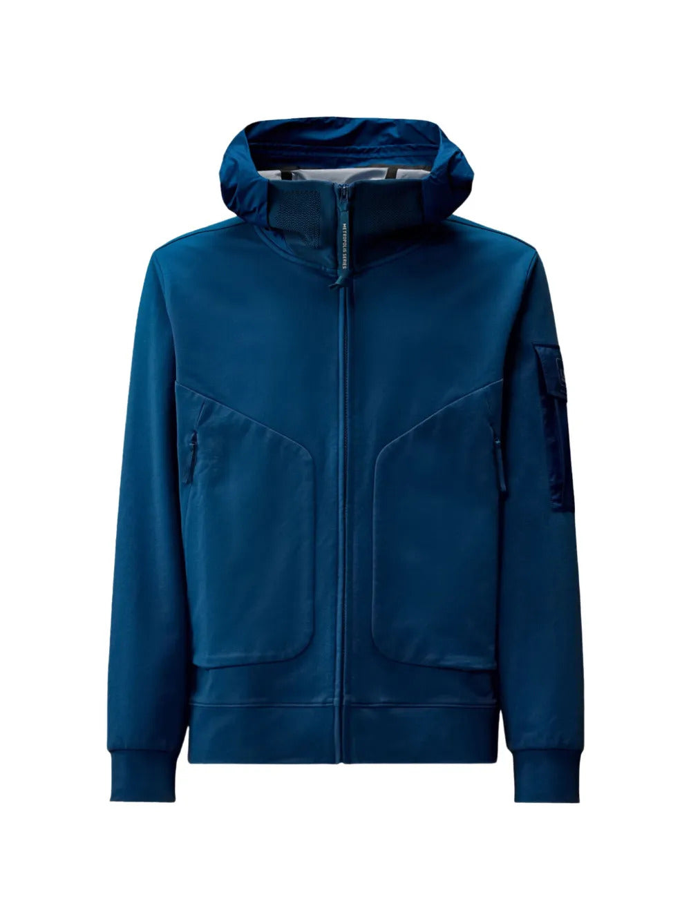 C.P. Company  metropolis series stretch fleece mixed hooded hoodie