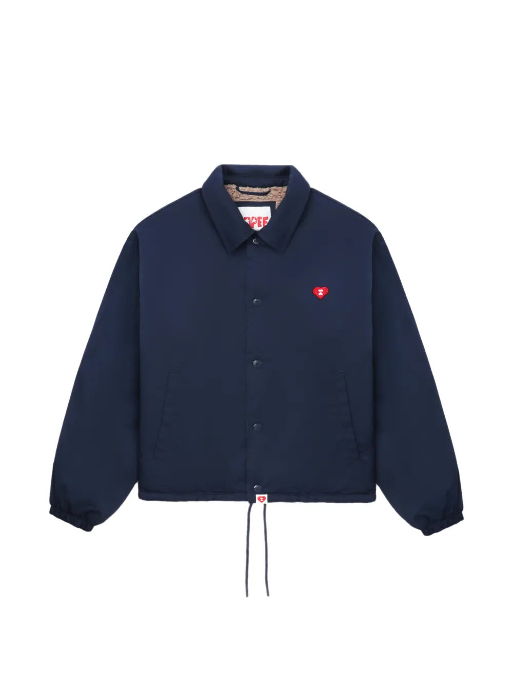 A BATHING APE®  heart-appliqué jacket