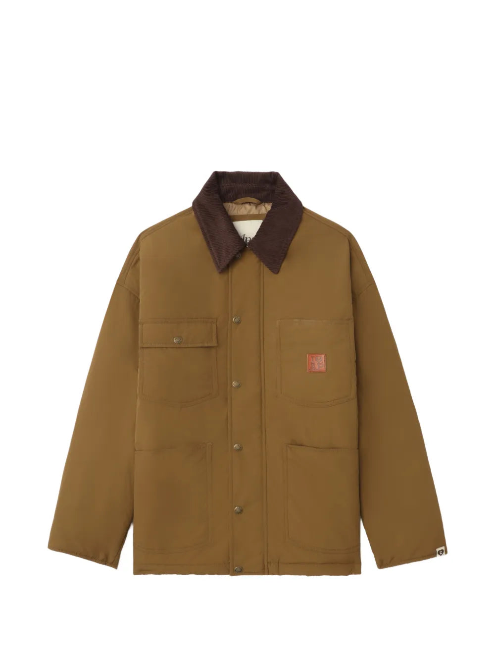 A BATHING APE®  corduroy-collar utility jacket