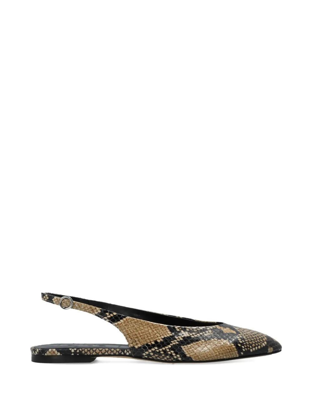 Aeyde  snake-pattern flat pumps