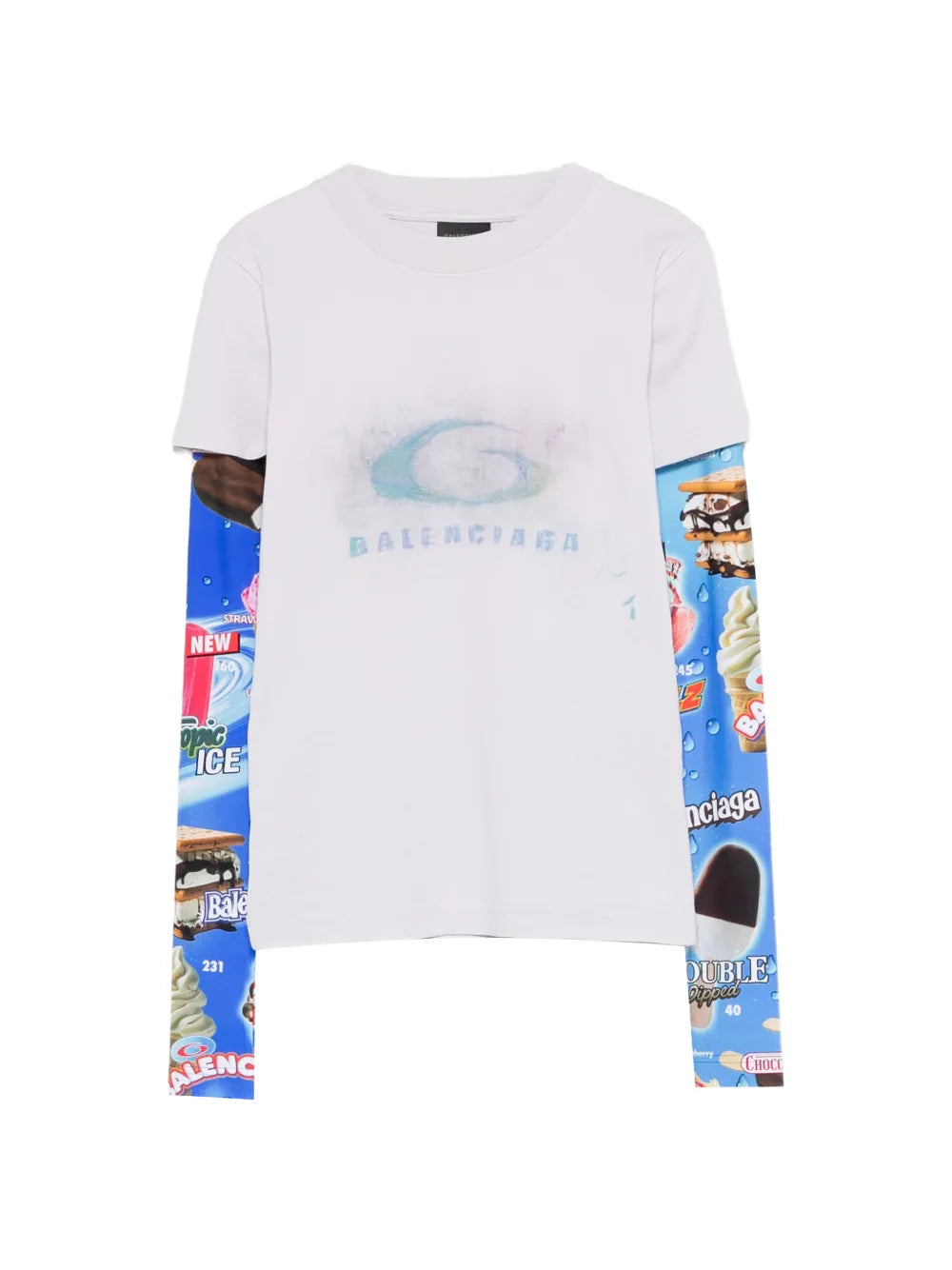 Balenciaga  logo-detail long-sleeve T-shirt