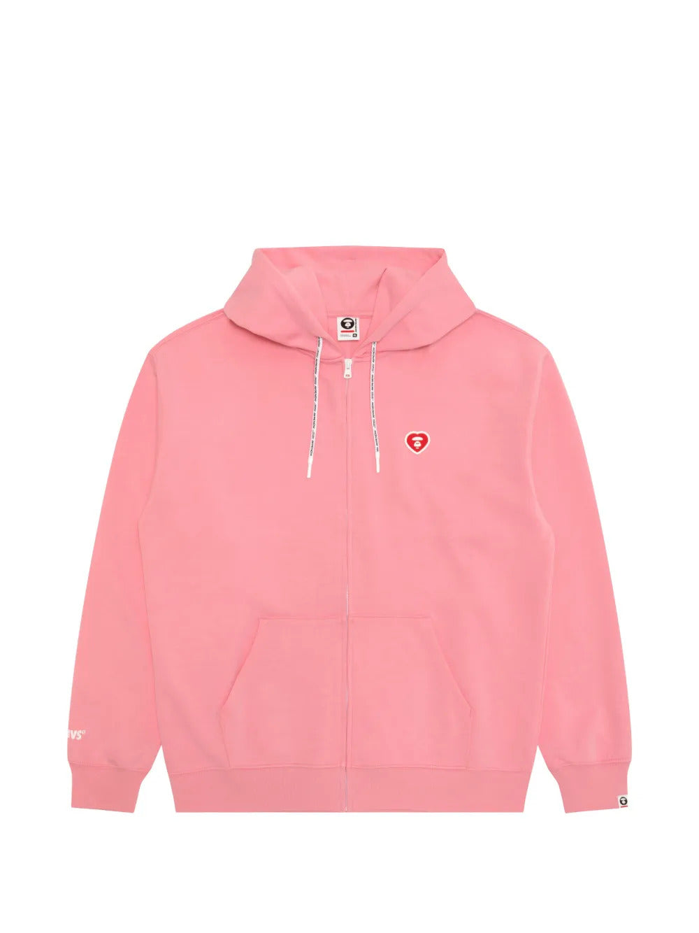 AAPE BY *A BATHING APE® heart-motif zip-up hoodie