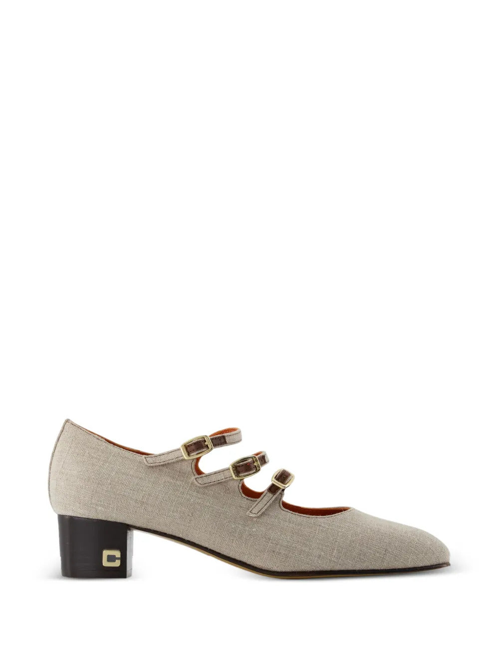 Carel Paris Kina buckled canvas pumps