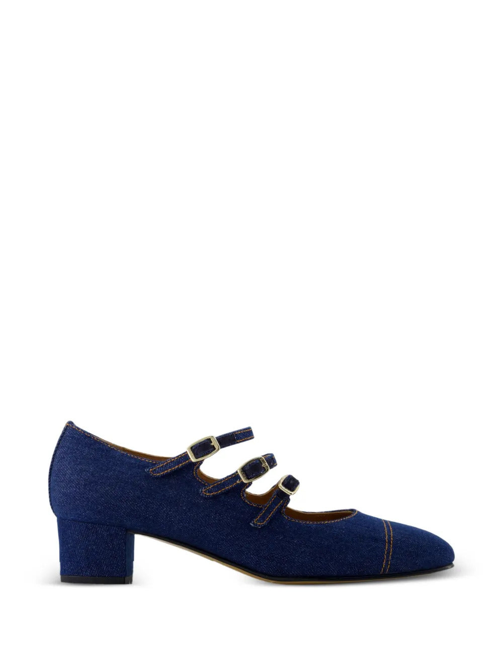 Carel Paris Kina buckled denim pumps