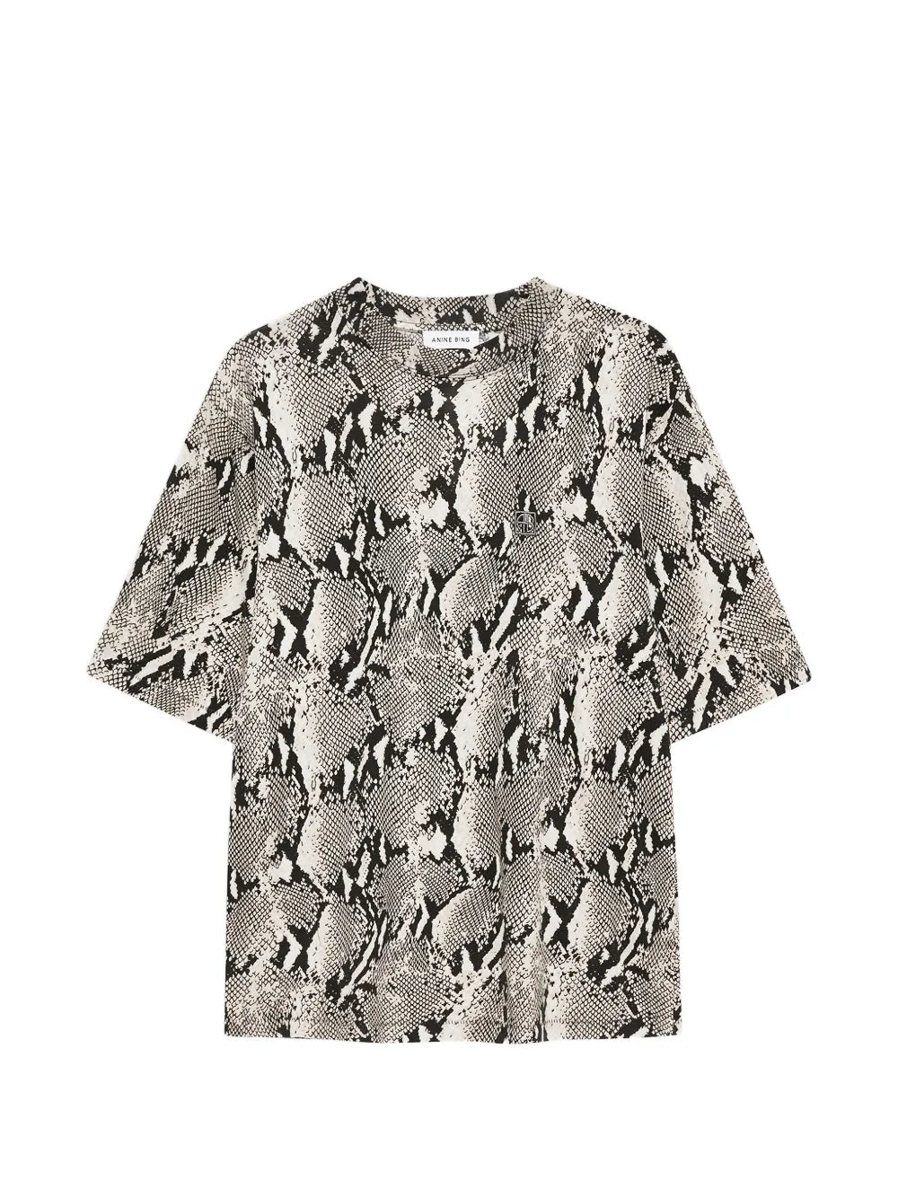 ANINE BING  washed python tee T-shirt