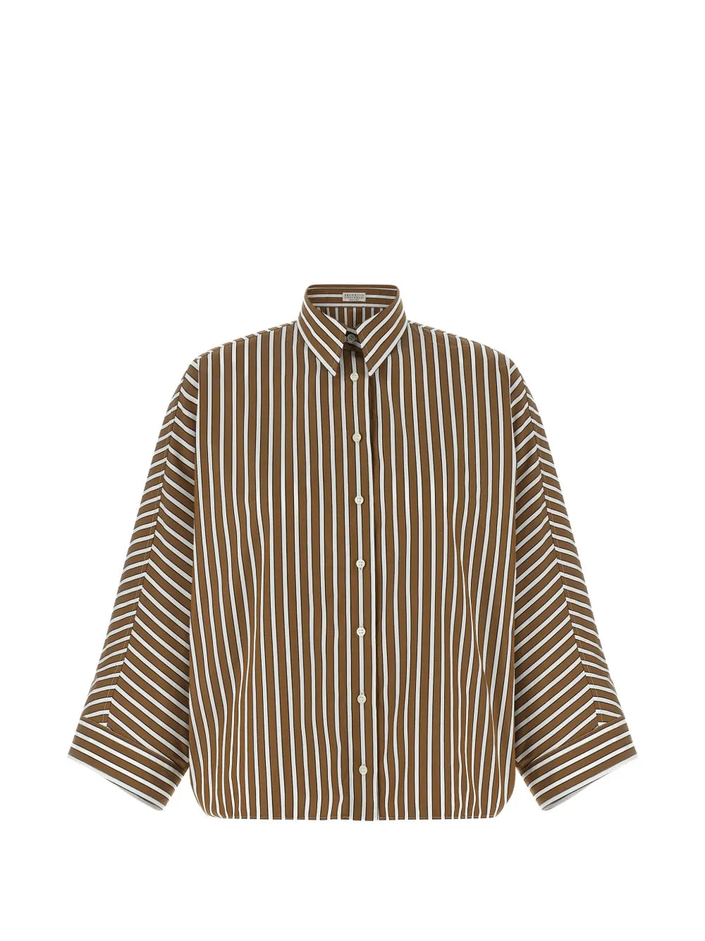 Brunello Cucinelli  Monile striped-pattern shirt
