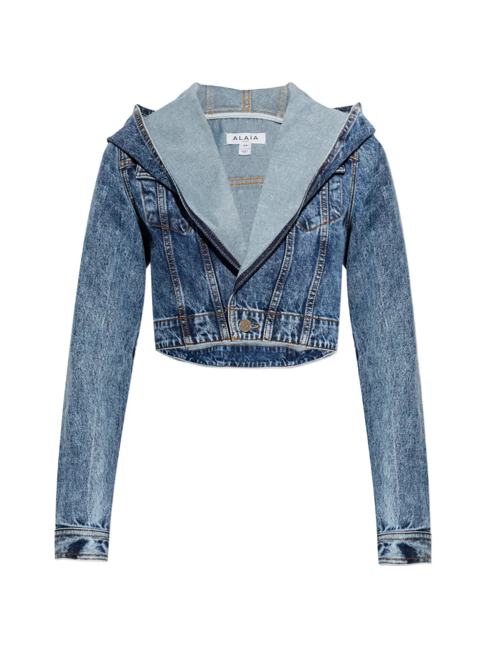 Alaïa hooded cropped jacket