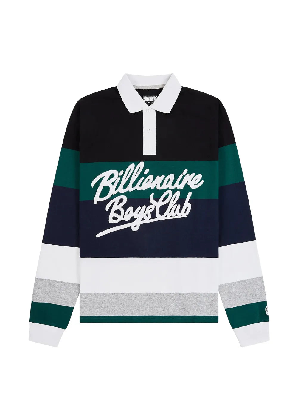 Billionaire Boys Club  striped logo polo shirt