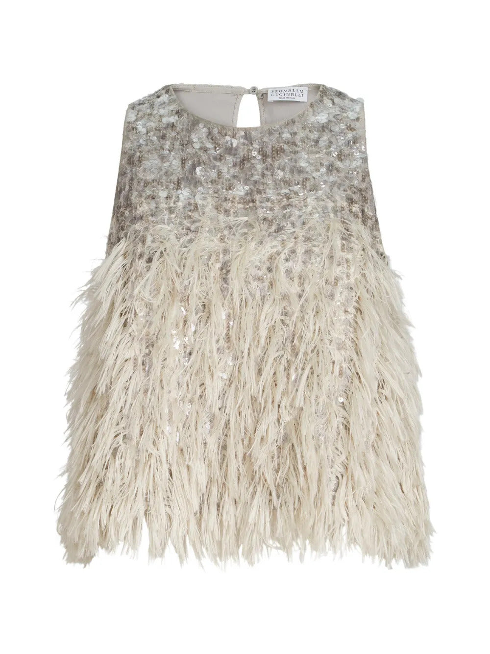 Brunello Cucinelli  sequin-embellished top