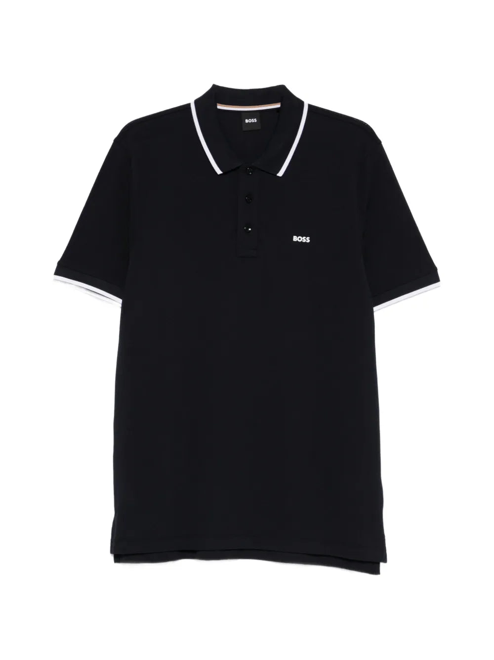 BOSS  tipped short-sleeve polo shirt