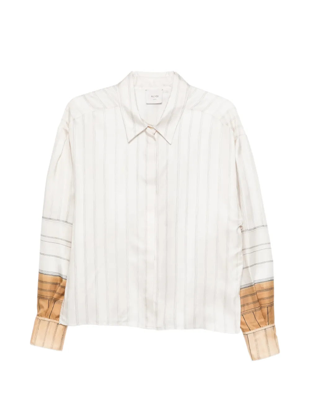 Alysi  striped sleeve shirt