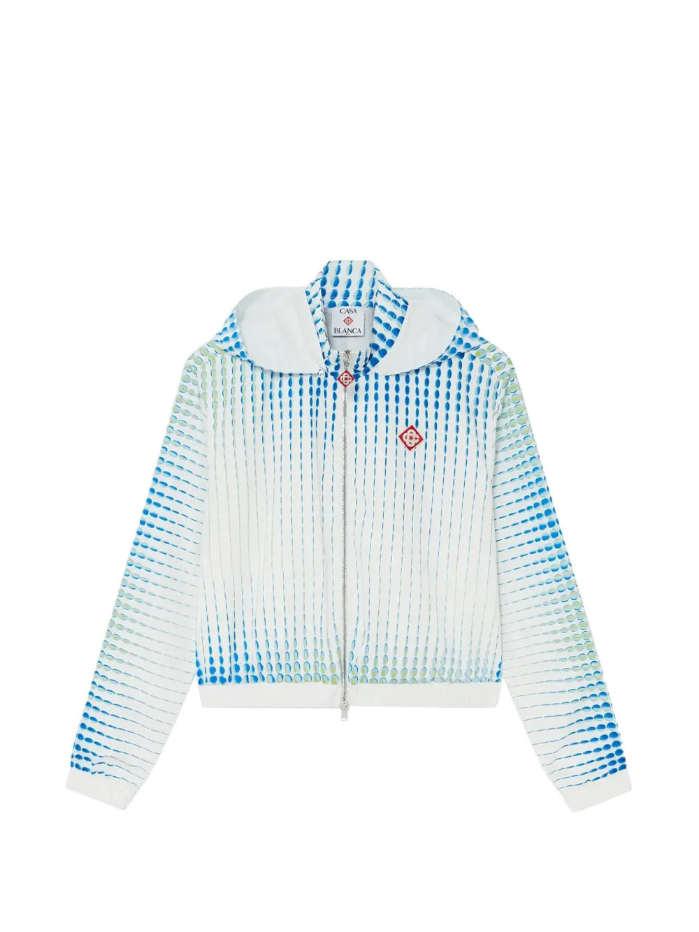 Casablanca  hooded dotted jacket
