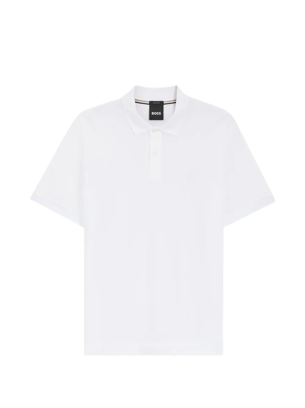BOSS  logo-detail polo shirt