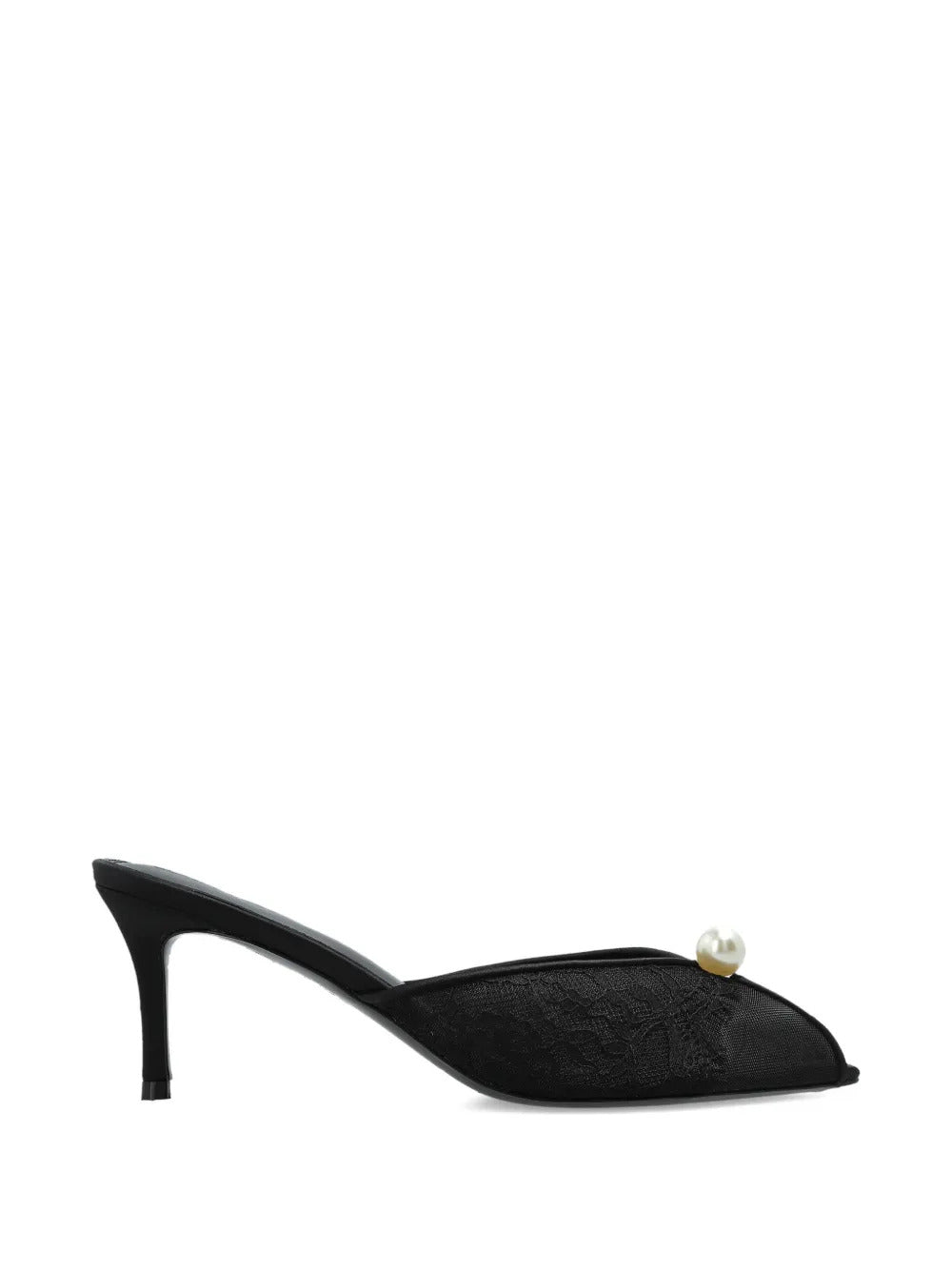 BLACK SUEDE STUDIO  Debby peep-toe pumps