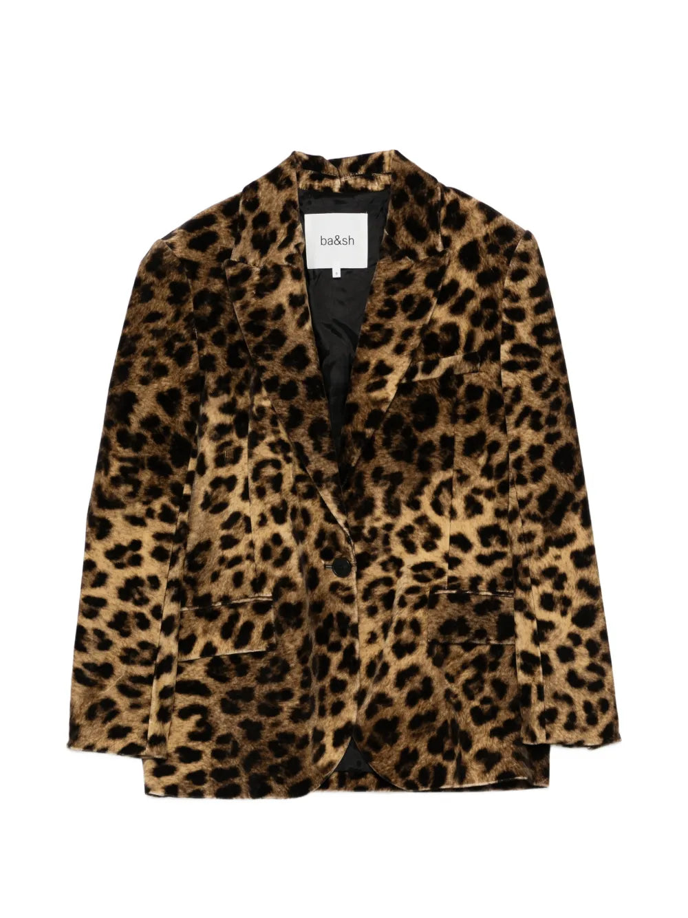 Ba&Sh  leopard single-breasted jacket