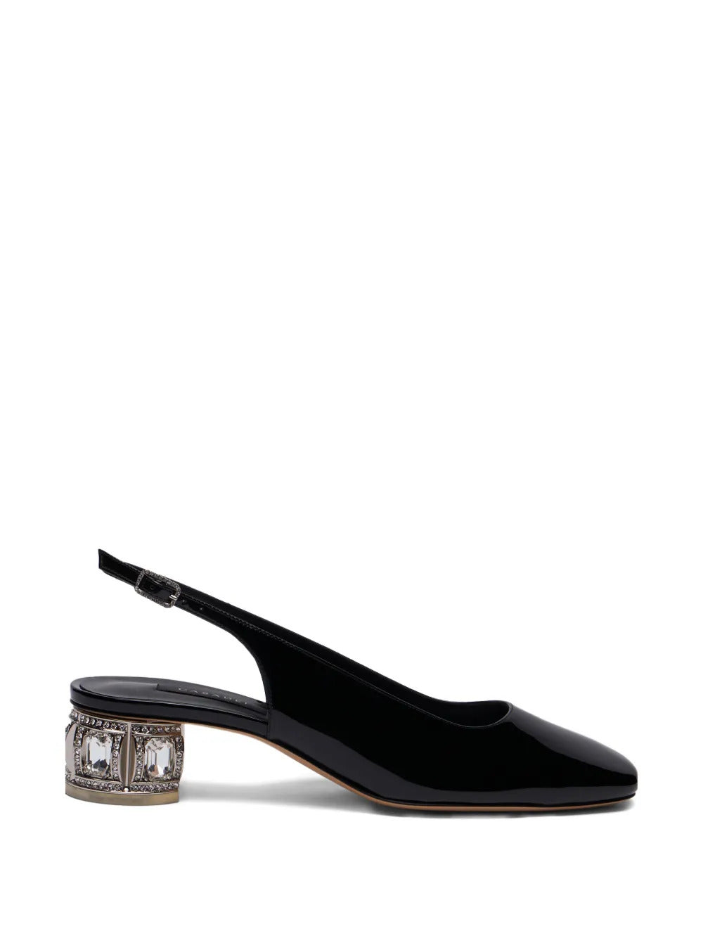 Casadei  jewel-embellished slingback pumps