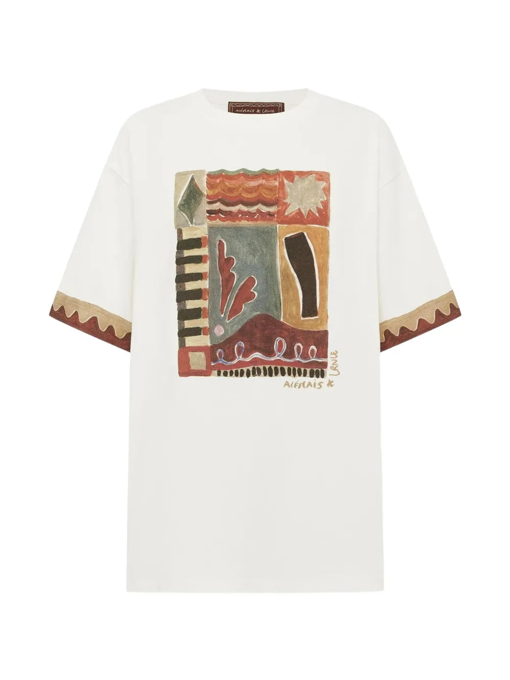 ALEMAIS  Michelle printed T-shirt