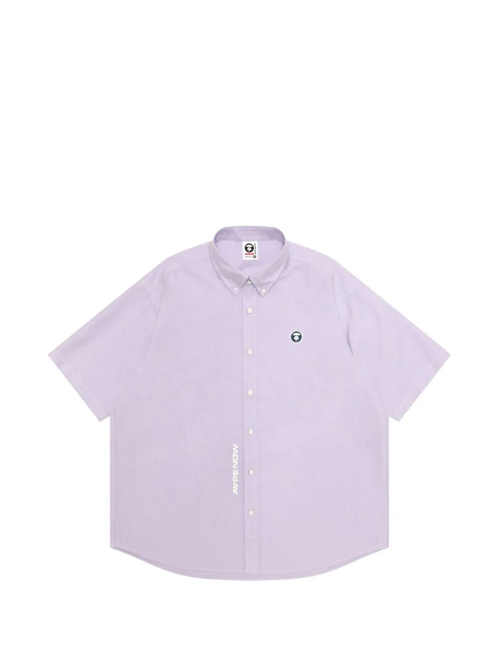AAPE BY *A BATHING APE®  logo button-up shirt