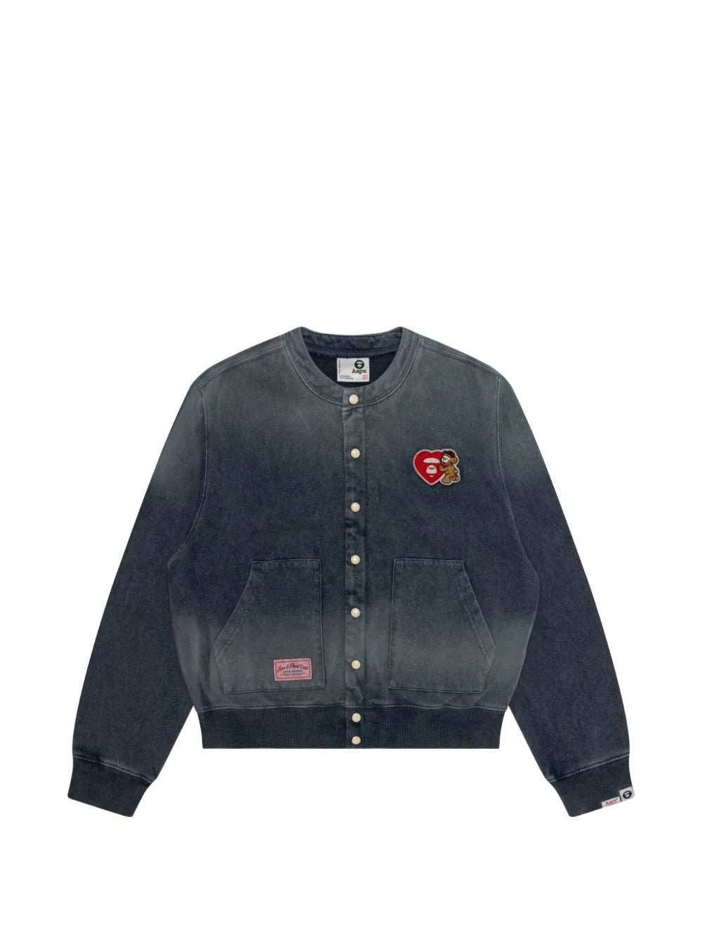 AAPE BY *A BATHING APE®  appliqué bomber jacket