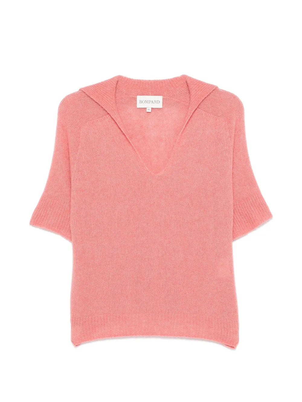 BOMPARD  V-neck short-sleeve polo top