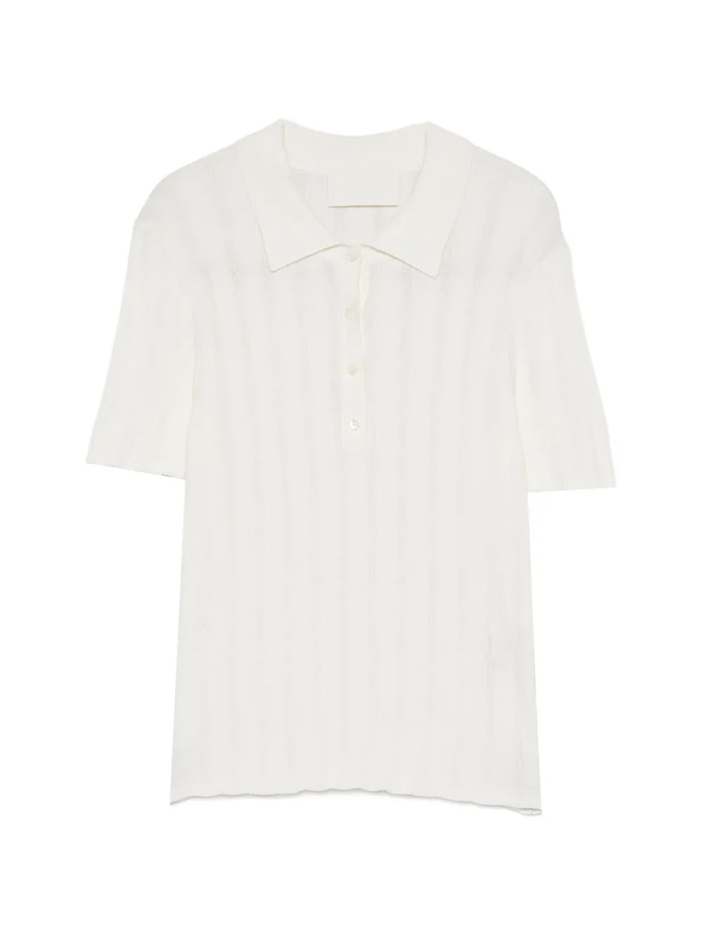 BOMPARD  ribbed polo top