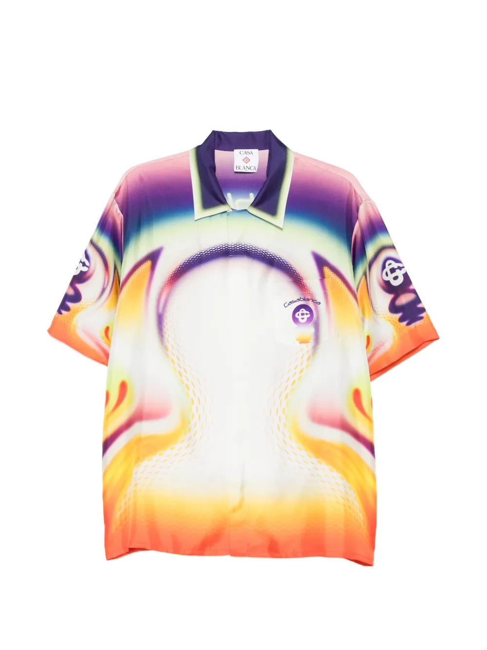 Casablanca  Sporchid SS printed shirt