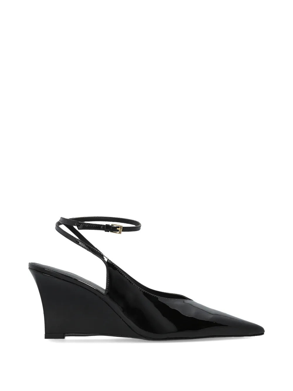 BLACK SUEDE STUDIO  70mm Eliana pumps