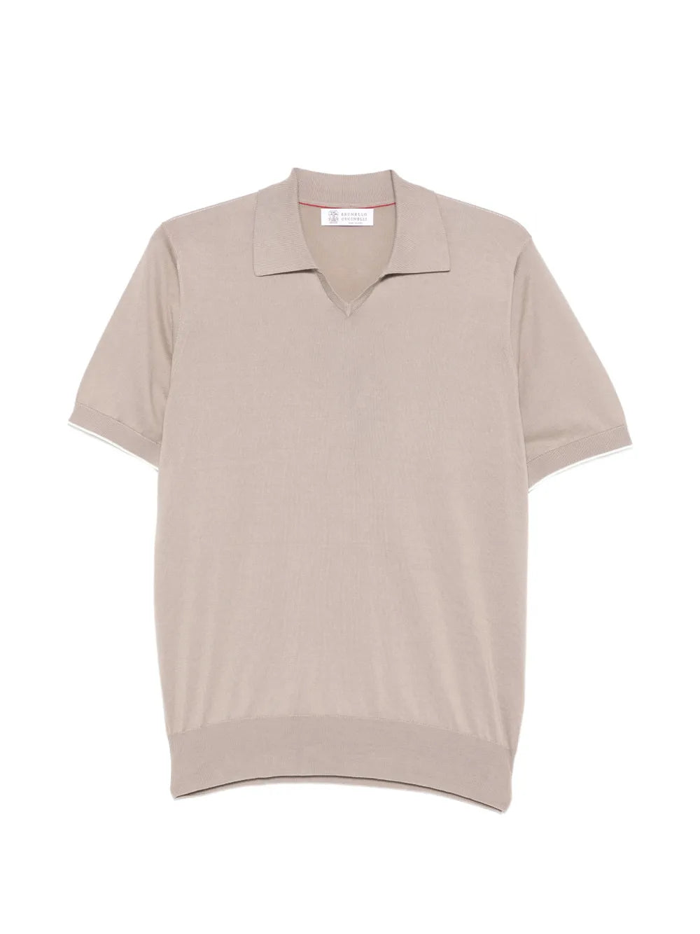 Brunello Cucinelli  V-neck short-sleeve polo shirt