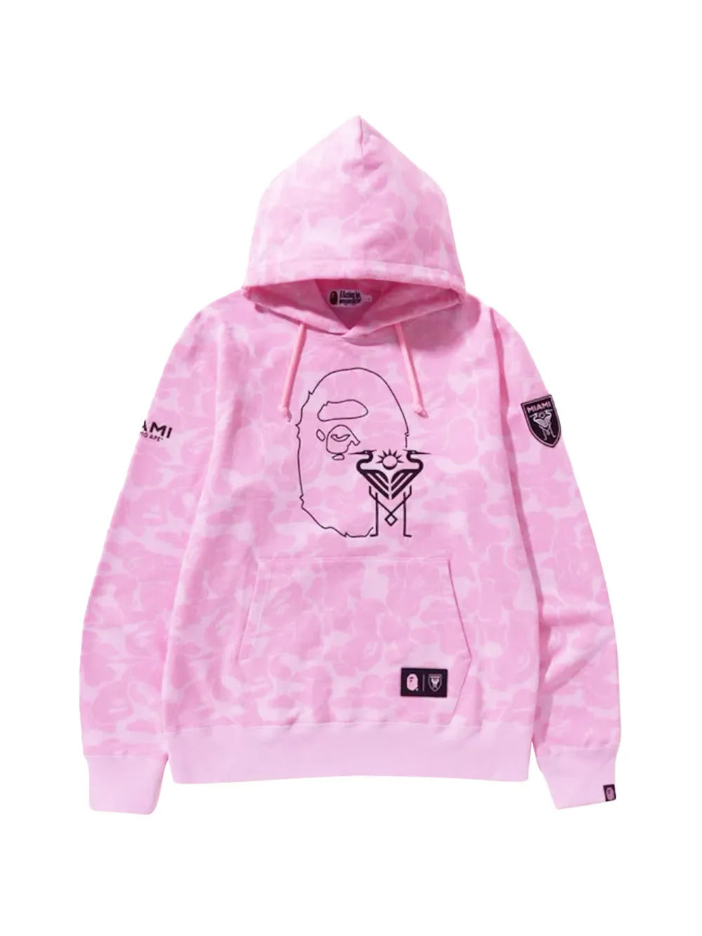 A BATHING APE®  x BAPE Inter Miami CF camo hoodie