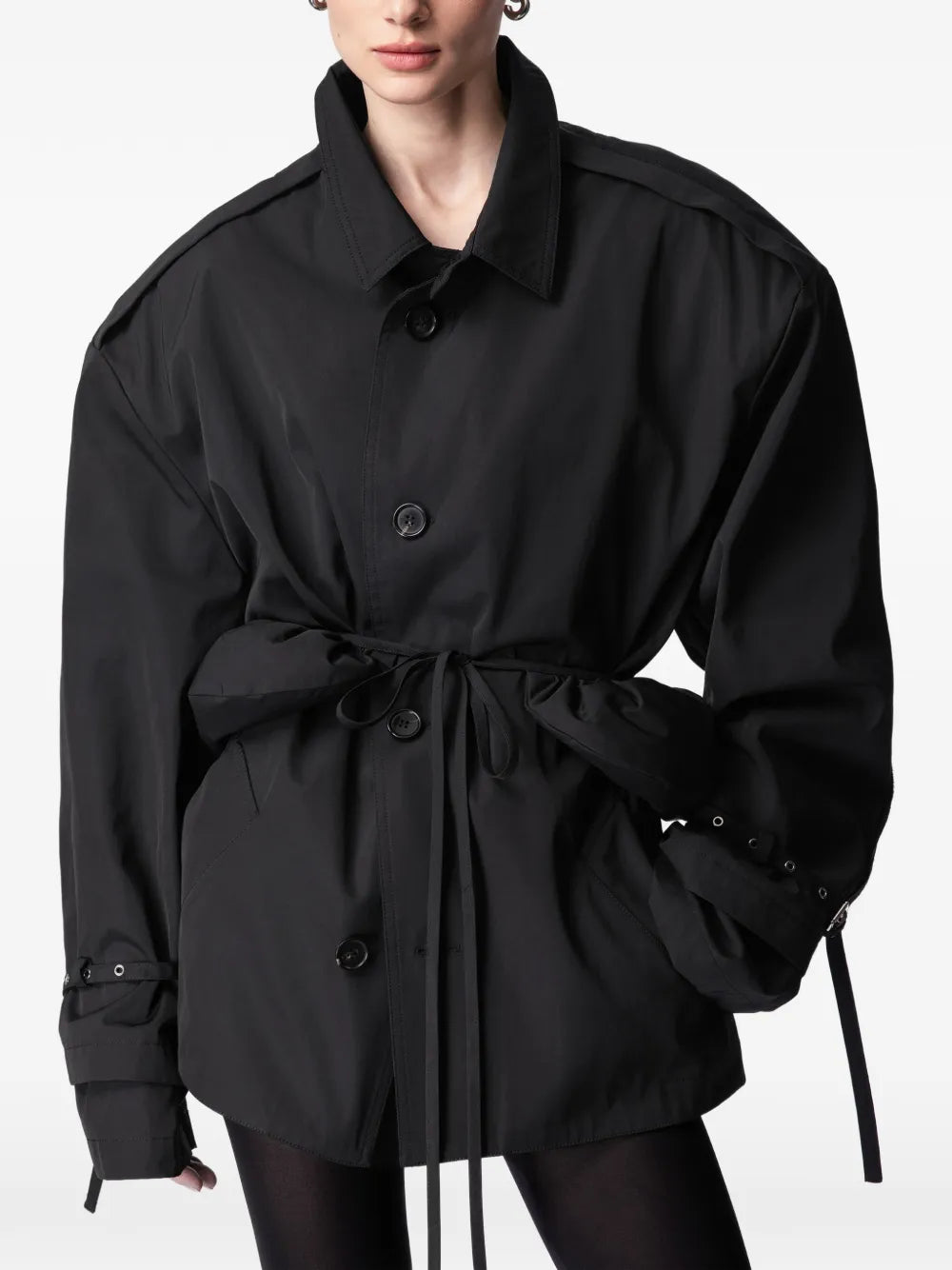 ARTICLE TEN  belted trench jacket