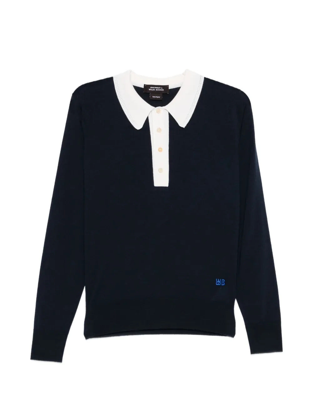 Wales Bonner  Henry long-sleeve polo top