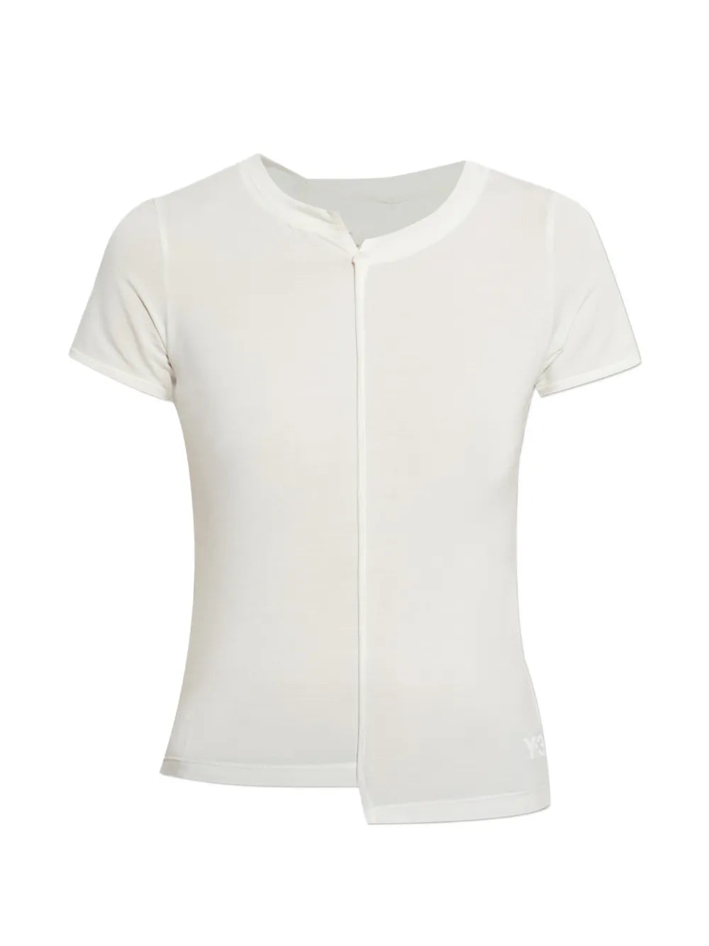 Y-3  zip-detail T-shirt