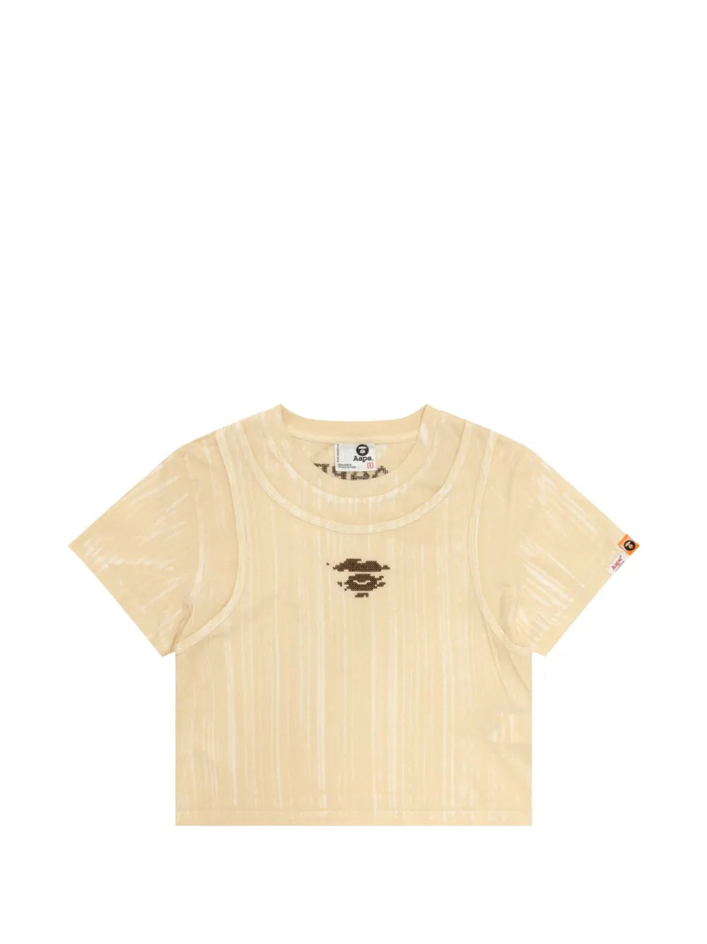 AAPE BY *A BATHING APE®  logo-embroidery T-shirt